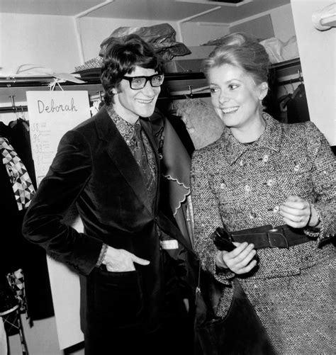 catherine deneuve and yves saint laurent|catherine deneuve today.